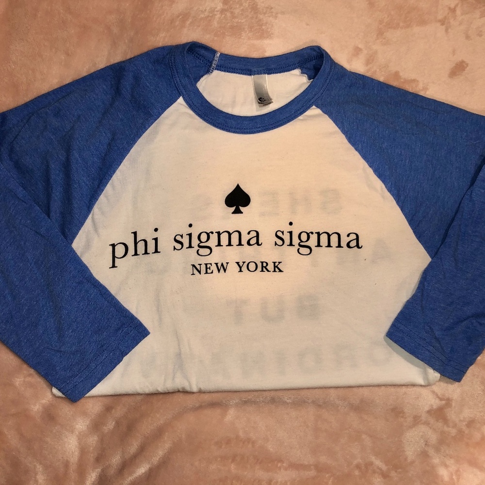 Phi Sigma Sigma Kate Spade Shirt